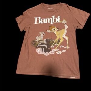 Disney Bambi Brown Short Sleeve Tee